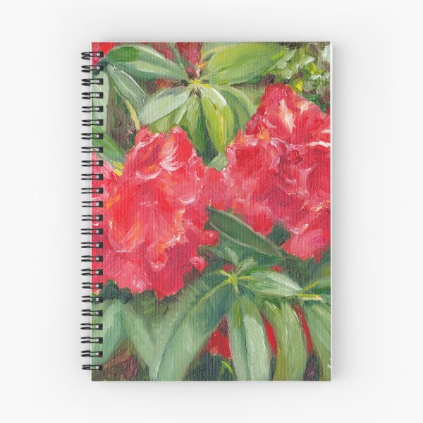 Item preview, Bright Red Rhododendron Flowers designed and sold by Dai Wynn Fine Art.