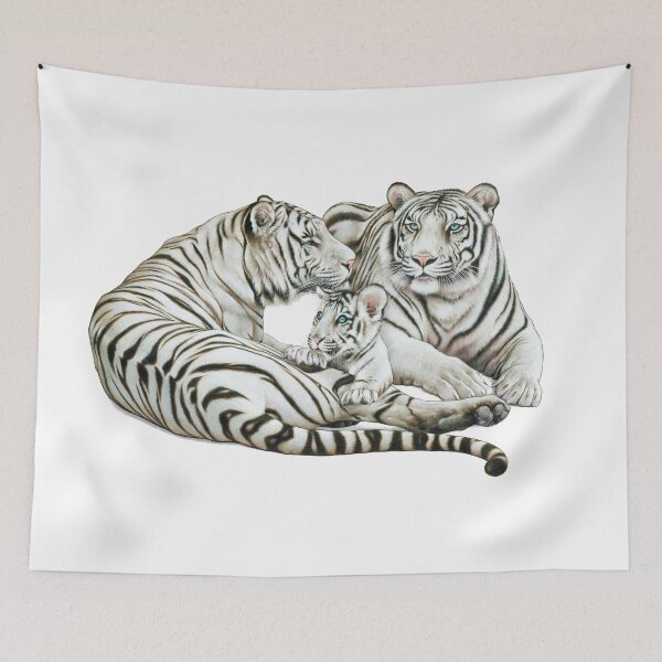 Item preview, White Tiger Family designed and sold by Salmoneggs.