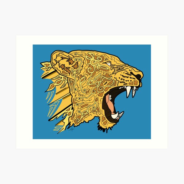 Norse Lioness Color Art Print
