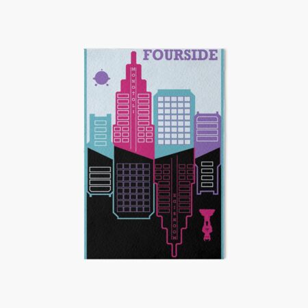 Item preview, Fourside Poster, Earthbound designed and sold by nickfolz.