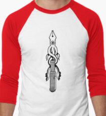 Tintenfisch-Stift Baseballshirt für Männer