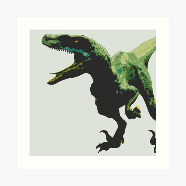 Jurassic World Charlie Raptor Velociraptor Jurassic Park Art Prints ...