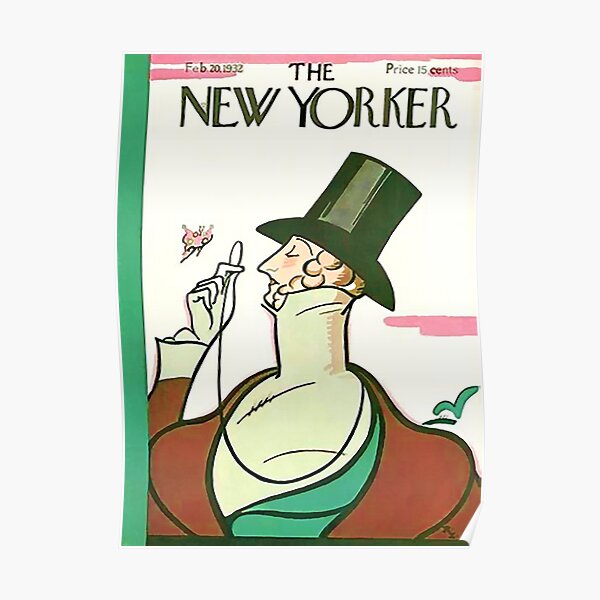 Vintage New Yorker Cover - Circa 1932 Poster