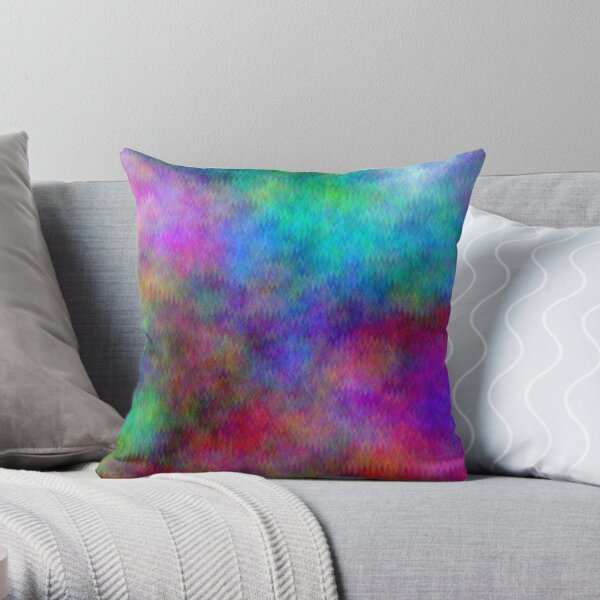 Nebula - Dreamy Psychedelic Space Inspired - Abstract Art Throw Pillow