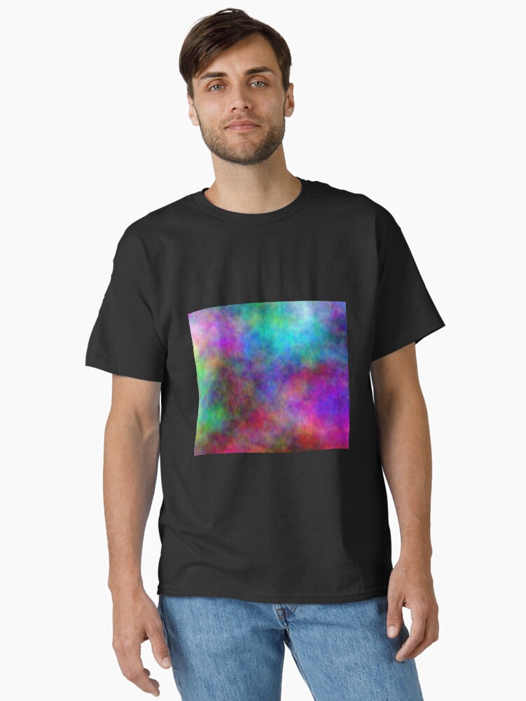 Thumbnail 2 of 7, Classic T-Shirt, Nebula - Dreamy Psychedelic Space Inspired - Abstract Art designed and sold by OneDayArt.