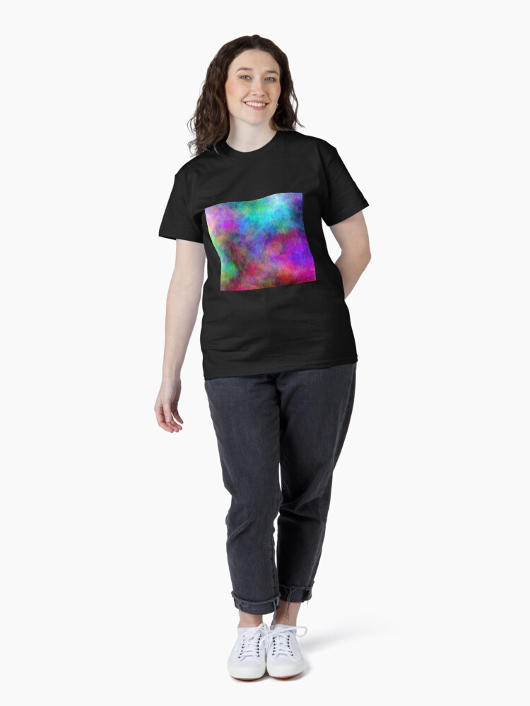 Thumbnail 4 of 7, Classic T-Shirt, Nebula - Dreamy Psychedelic Space Inspired - Abstract Art designed and sold by OneDayArt.