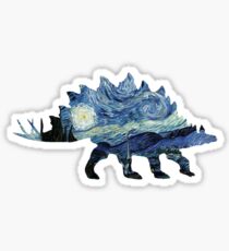 VanGogh-o-Saurus Sticker