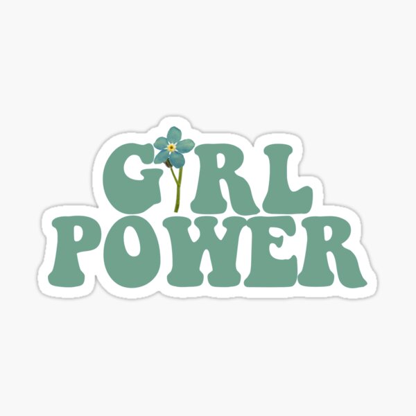 Item preview, GIRL POWER - TEAL BLUE Style 13  designed and sold by Maddison Green.