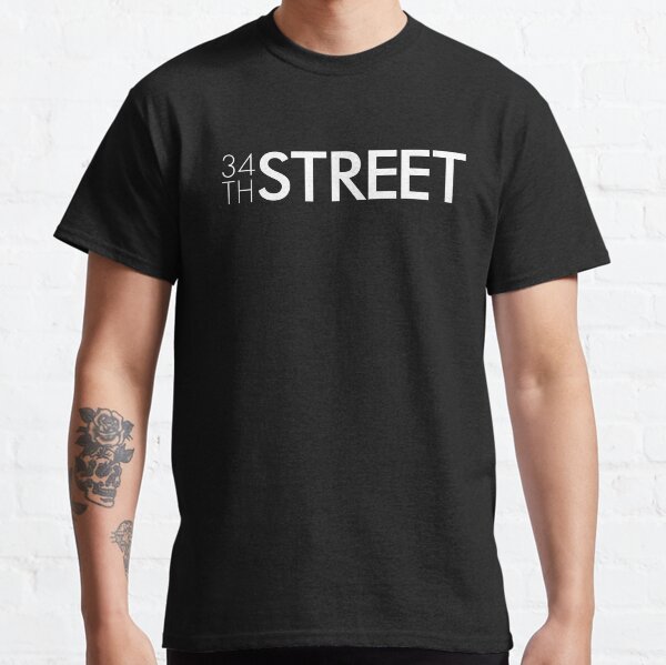 34th Street Magazine White Logo Classic T-Shirt