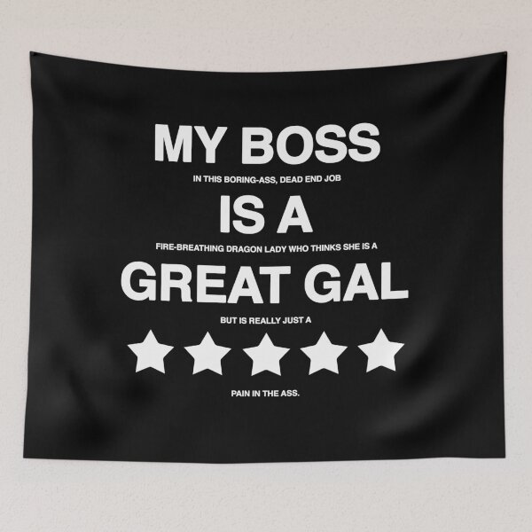 Item preview, I Hate My Boss T-shirt designed and sold by njmclean.