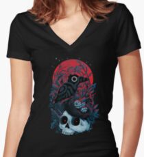 Wiedergeburt Shirt mit V-Ausschnitt