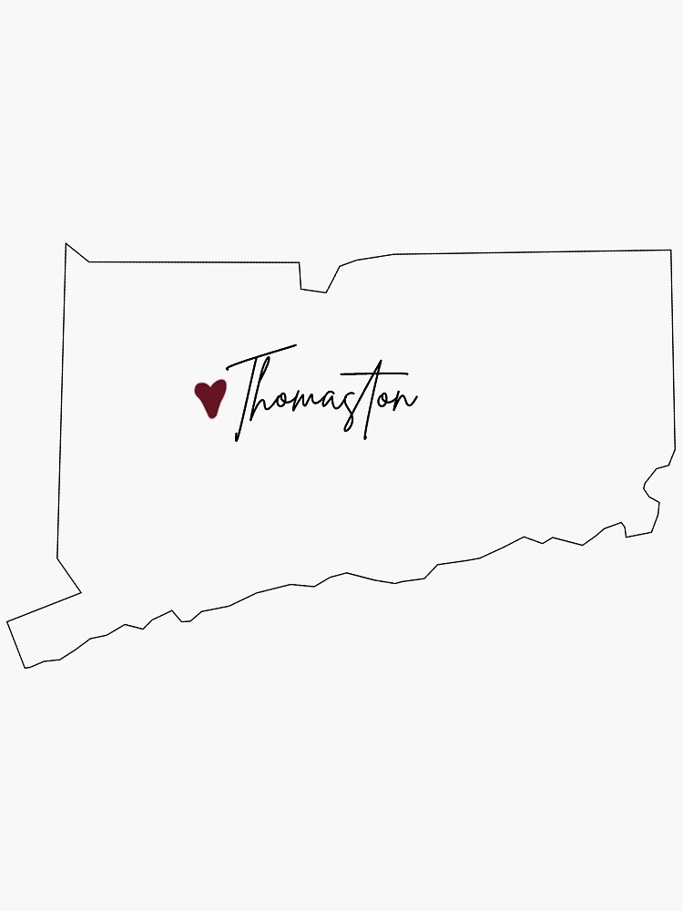 "Thomaston CT" Sticker for Sale by estl Redbubble