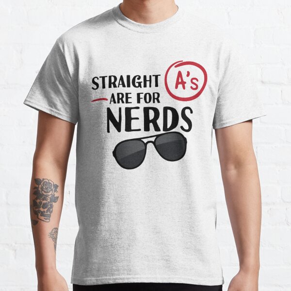 Straight A's Are For Nerds Kids T-Shirt for Sale by Jackrabbit Rituals