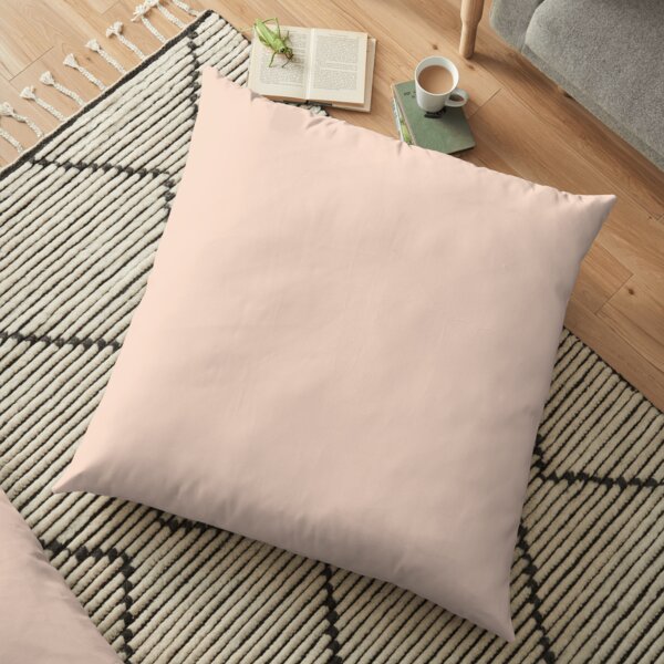 Creme de Peche 12-1110 TCX | Pantone | Color Trends | New York | Fall Winter 2019 2020 | Solid Colors | Fashion Colors | Floor Pillow