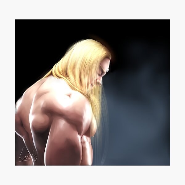 Zenos but he's shirtless Photographic Print