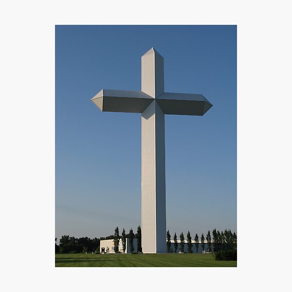 The Cross at the Crossroads (2) Photographic Print