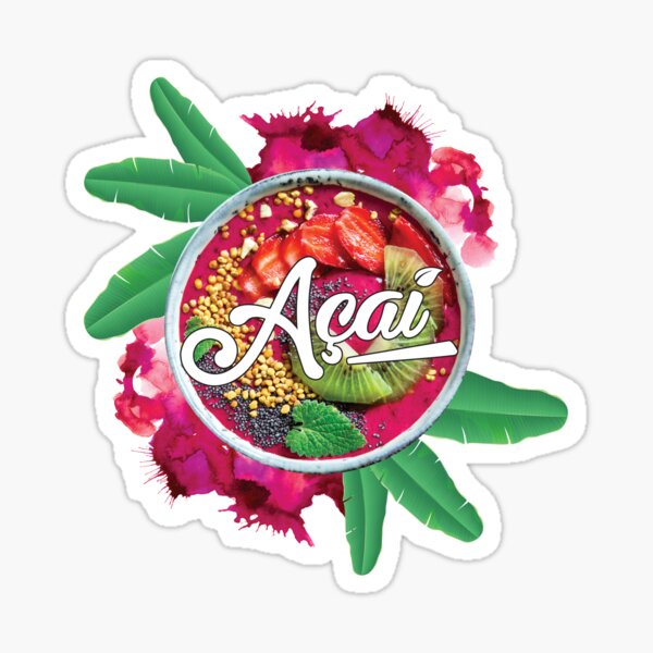 Item preview, Acai Bowl Decal designed and sold by emeraldseason.
