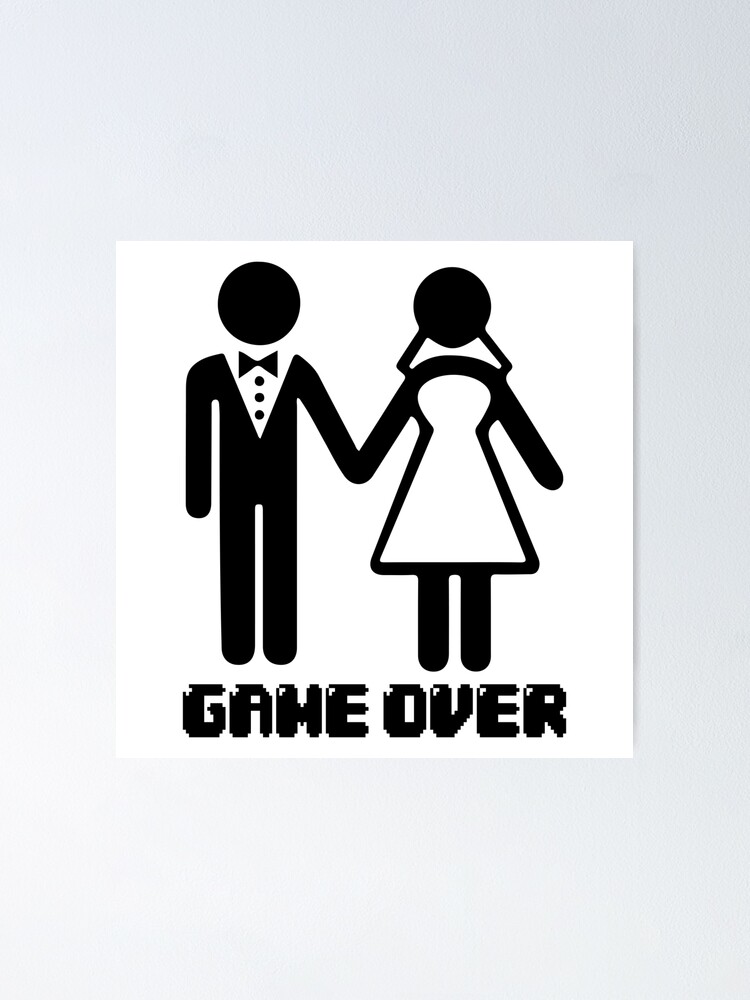Game Over After Marriage Funny Wedding Gaming Game Over After Marriage Funny Wedding Gaming