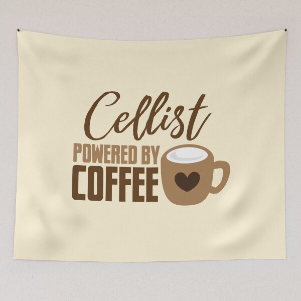 Item preview, Cellist (cello) powered by coffee designed and sold by jazzydevil.