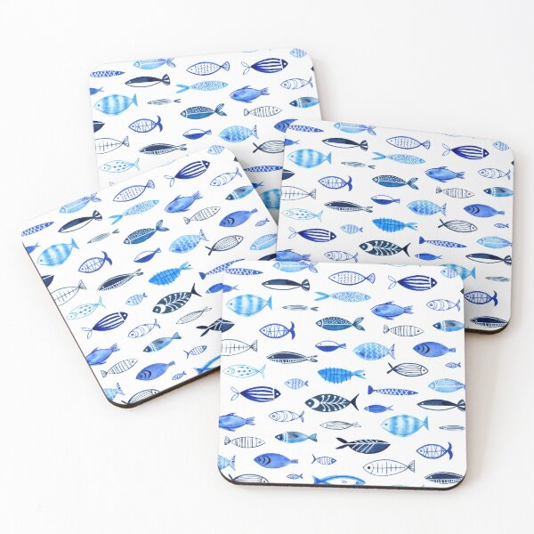 Item preview, Watercolor fishes designed and sold by movezerb.