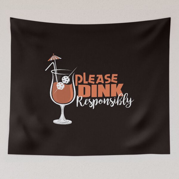 Item preview,  Please Dink Responsibly Pickleball T-Shirt  designed and sold by BitterOranges.