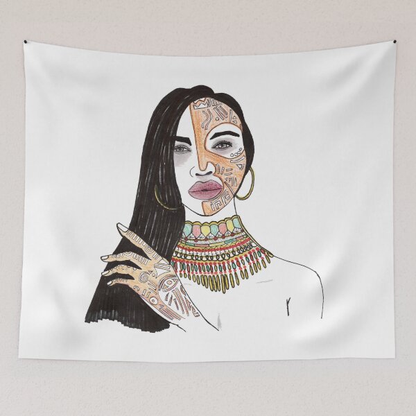 Item preview, Beautiful African Princess Art designed and sold by HighArtDesigns.