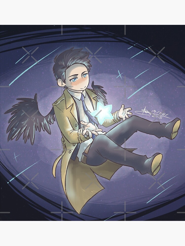 Supernatural - Castiel - Stardust by mangarainbow