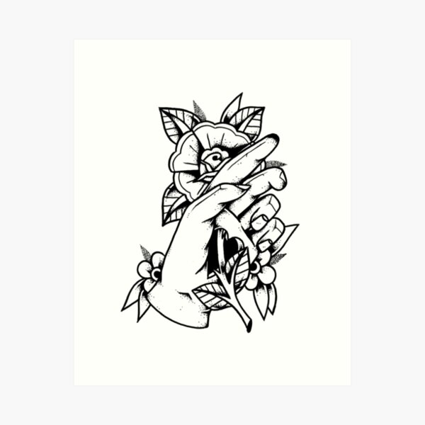 PRINT: The Flatliners - Rat King | Art | Tattoo | Inspired | Traditional |  Neo Trad 