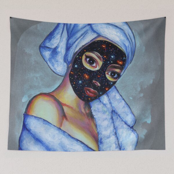 Item preview, Space mask designed and sold by umantsiva.