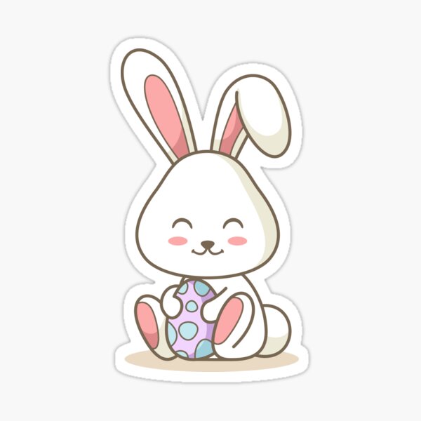 Funny Easter Bunny, Stickers, Animals, 98983 Sticker