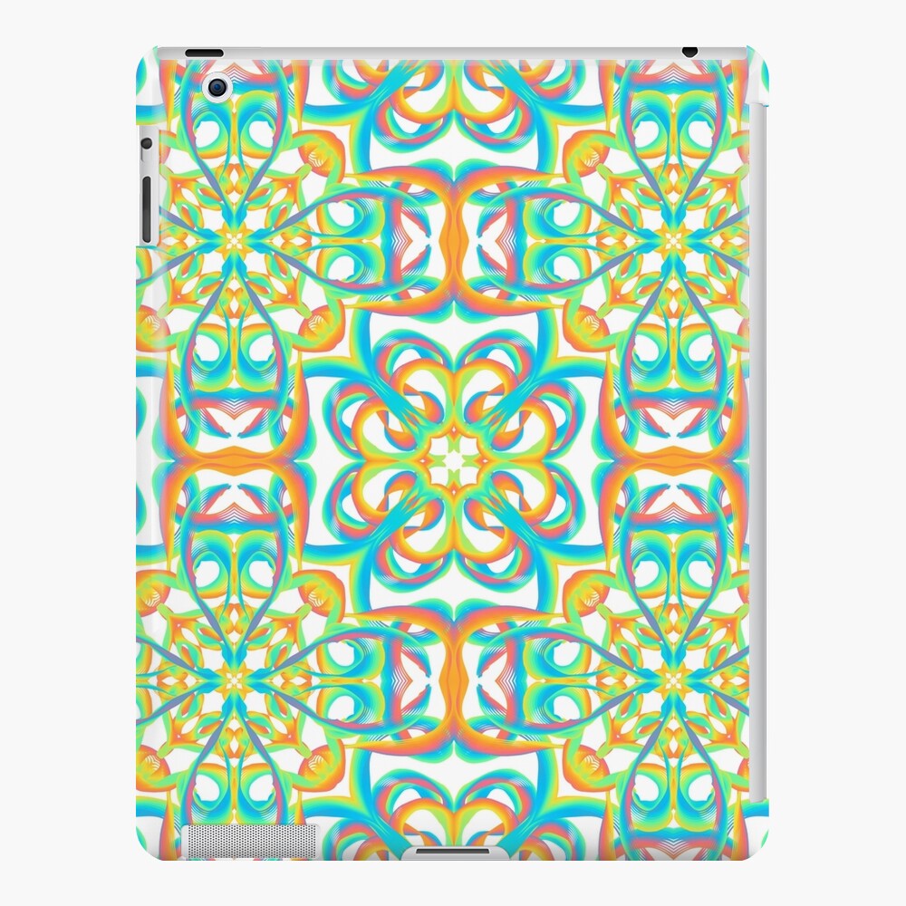 inspire 8 - rainbow flowers iPad Case & Skin