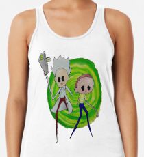 Rick and Morty Portal fan art Racerback Tank Top