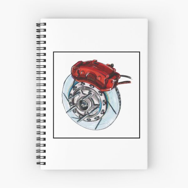 Item preview, Brake Disc With Blue Caliper Auto Detail Pop Art Comic Book Sketch designed and sold by dentalart.