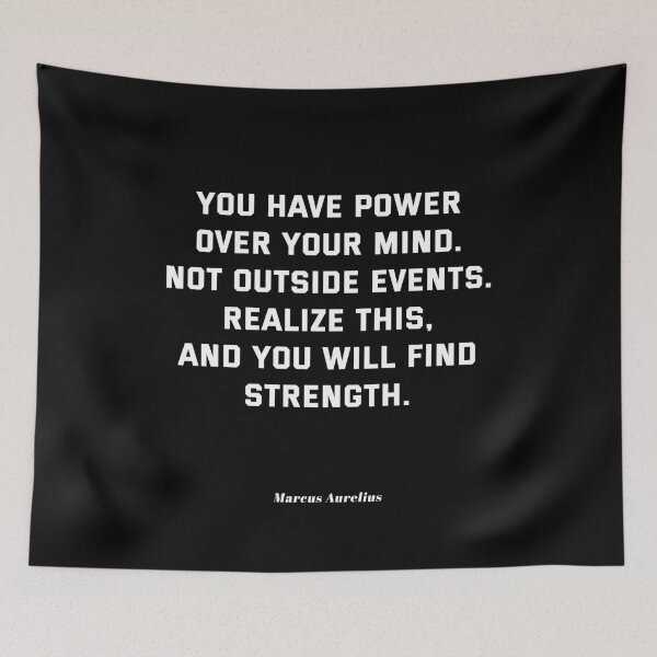 Item preview, Marcus Aurelius Stoic Quotes - Power over your Mind designed and sold by T UNIQUE.
