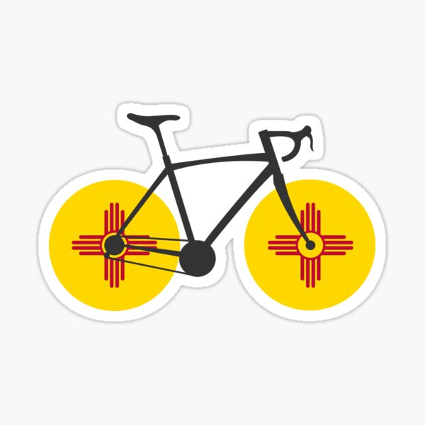 Item preview, New Mexico Flag Cycling designed and sold by Esskay Designs.