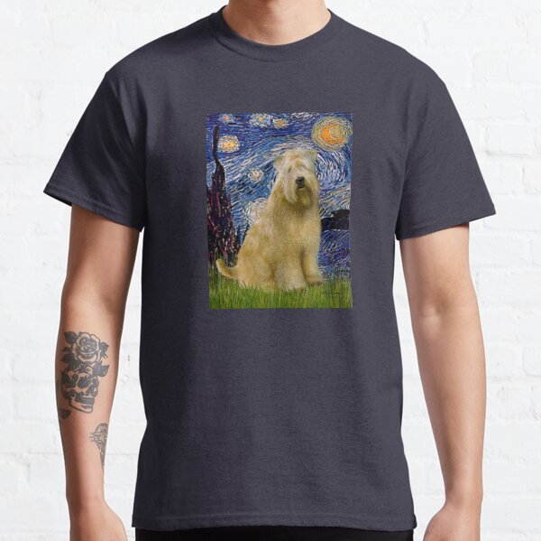 Starry Night -Soft Coated Wheaten Terrier Classic T-Shirt
