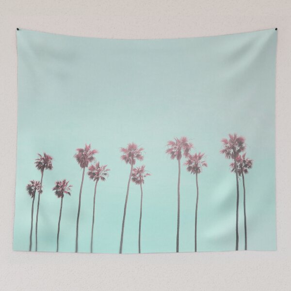 Item preview, Pink Light Paradiese Beach Palm Trees designed and sold by Sunnytime.