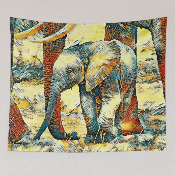Item preview, Animal Art Elephant 001 designed and sold by JAMFoto.