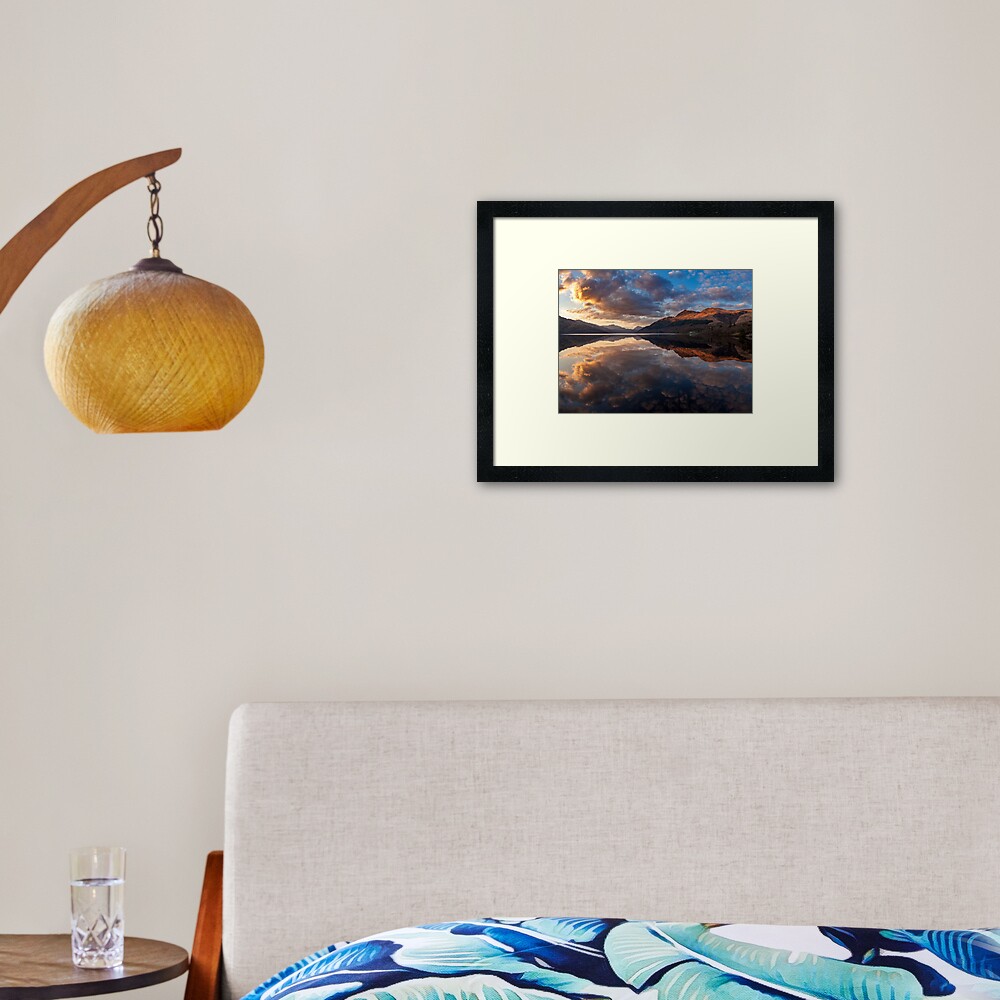 Lomond Last Light Framed Art Print