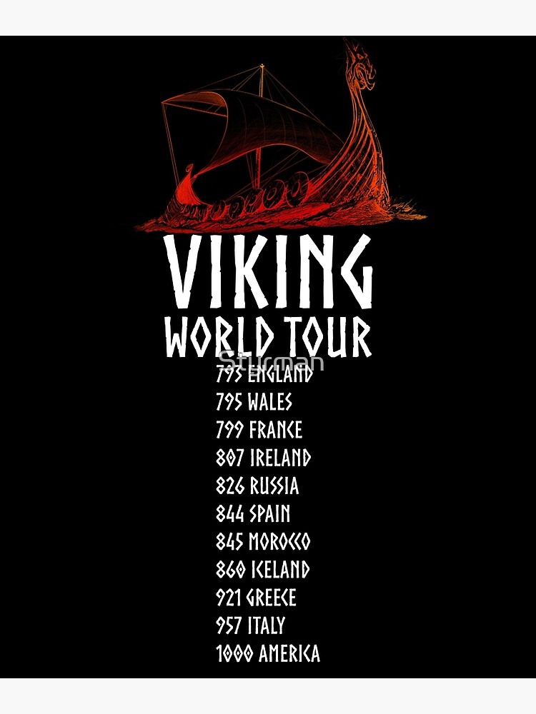 Disover Viking World Tour Premium Matte Vertical Poster