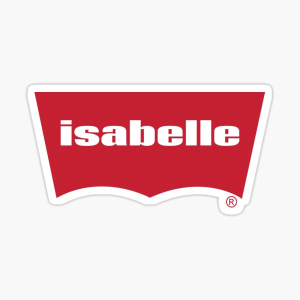 isabelle-my-name-is-isabelle-sticker-for-sale-by-projectx23-redbubble