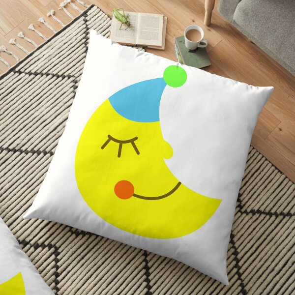 Sleeping moon Floor Pillow