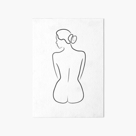 Premium Vector  A line drawing of a woman with a back that saysim a  woman 