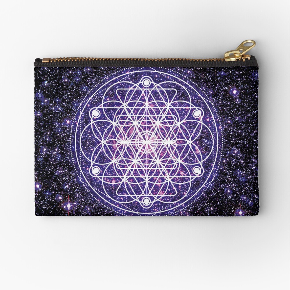 Sacred Geometry 3 Zipper Pouch