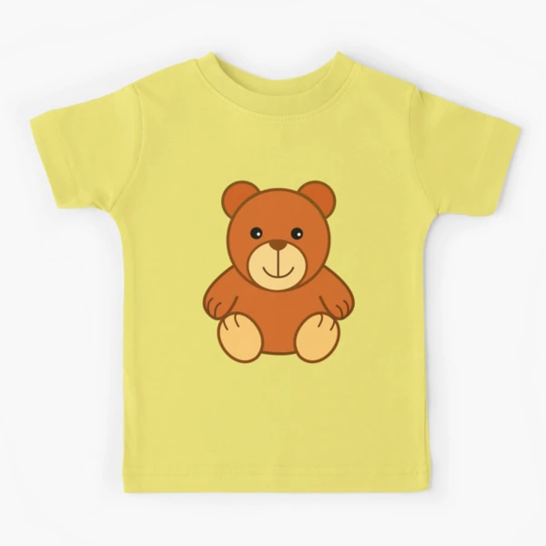 ★ TOOMUCHTAX★ Sleeping Bear Baby T-Shirt Yellow T25SSTS76 ra,kids_tee,x750,EDE272: