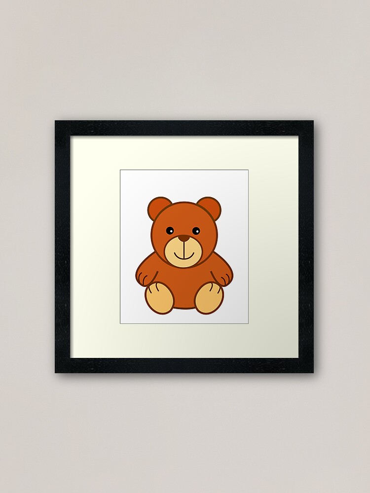 teddy bear wall art