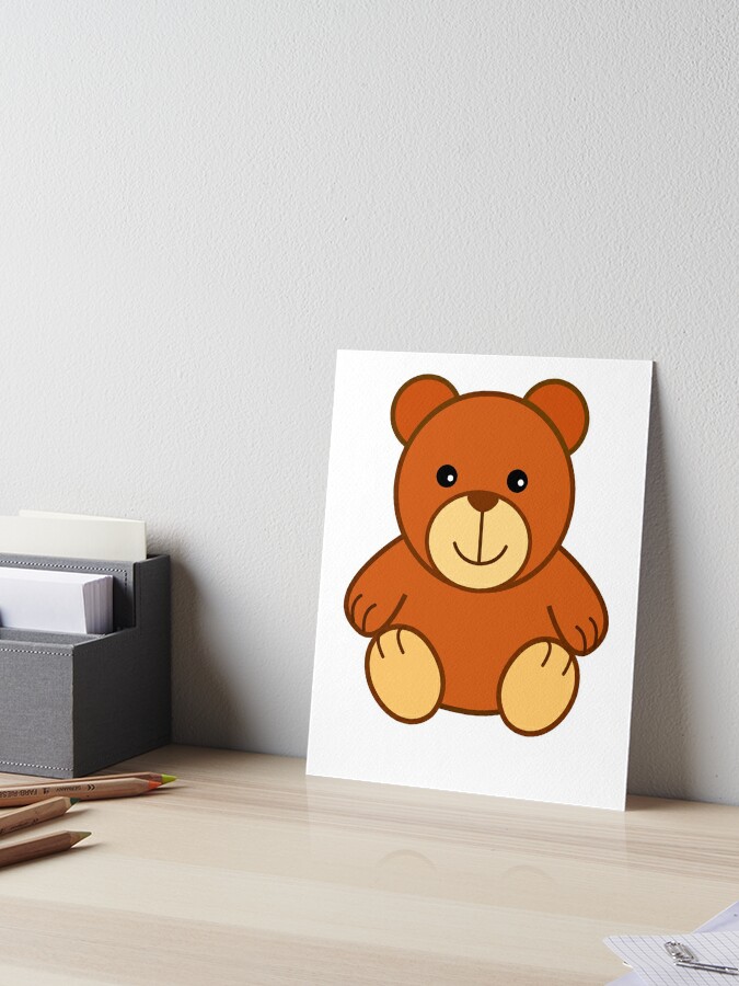 Get Well Teddy Bear | Art Board Print