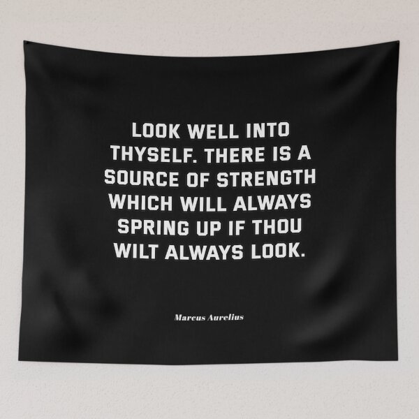 Item preview, Marcus Aurelius Stoic Quotes - Your Source of Strength designed and sold by T UNIQUE.
