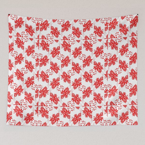 Item preview, Red Seamless Floral Pattern designed and sold by Sasas Design.