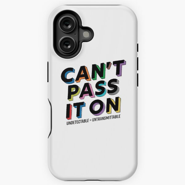 Can't Pass It On - U Equals U iPhone Tough Case